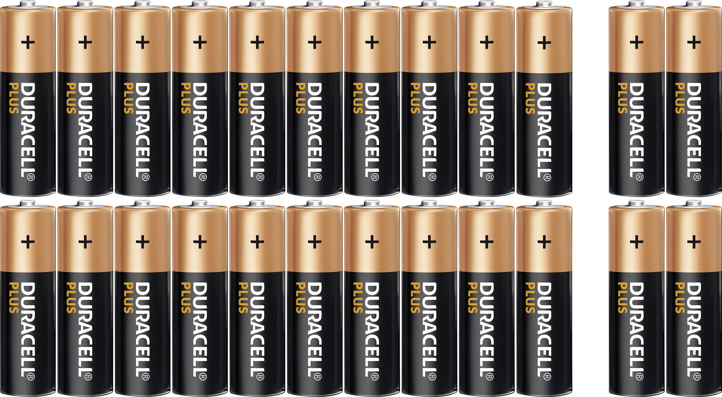 Duracell Plus Power LR06 Batteria Stilo (AA) Alcalina/manganese 1.5 V 24 pz.