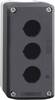 Schneider Electric XALD03 XALD03 Alloggiamento vuoto 3 posizioni di montaggio (Ø x A) 22.5 mm x 68 mm senza etichette Grigio scuro, Grigio chiaro 1 pz. Pezzo