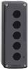 Schneider Electric XALD05 XALD05 Alloggiamento vuoto 5 posizioni di montaggio (Ø x A) 22.5 mm x 68 mm senza etichette Grigio scuro, Grigio chiaro 1 pz. Pezzo