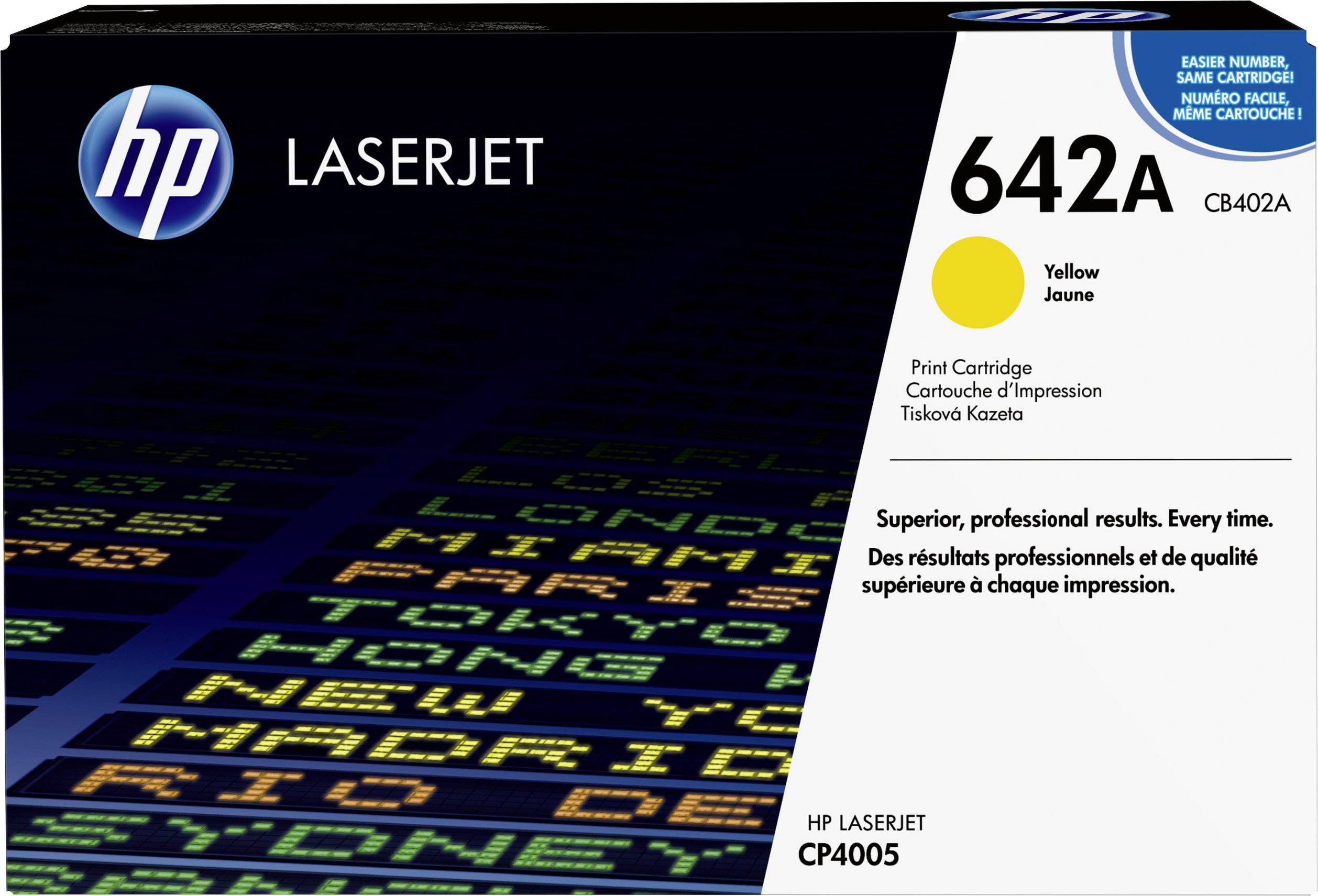 HP 642A - Gelb - original - LaserJet - Tonerpatrone (CB402A) - für Color LaserJet CP4005dn, CP4005n (CB402A)-0