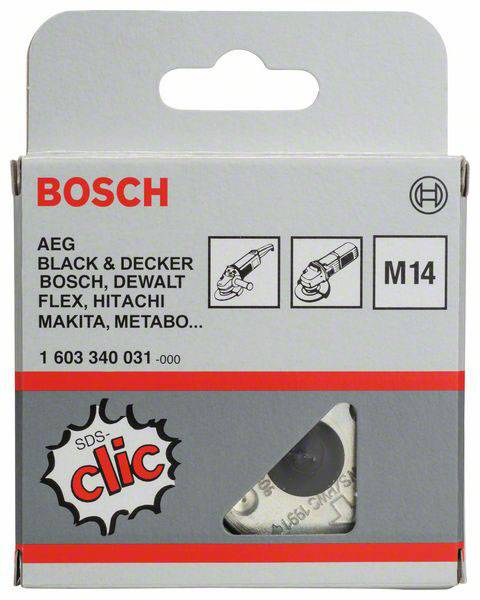 Confezione per accessori per smerigliatrice angolare Bosch SDS-clic, compatibile con marchi come AEG, DeWalt, Makita e altri, dimensione M14.