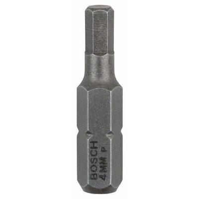 Un inserto esagonale interno metallico Bosch da 4 mm, utilizzato per il fissaggio negli strumenti.