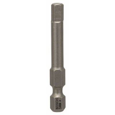 Bit per cacciavite esagonale in metallo grigio, idoneo per l'utilizzo con utensili elettrici per fissaggio e montaggio.