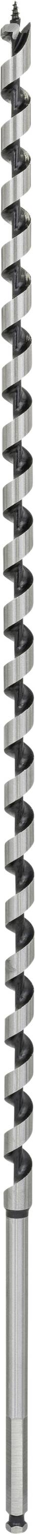 Cilindro metallico argentato con setole nere disposte a spirale, tipicamente utilizzato per ciglia o sopracciglia.