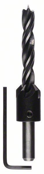Bosch Accessories 2608596396 Punta a spirale per legno 10 mm Lunghezza totale 120 mm Alberino cilindrico 1 pz.