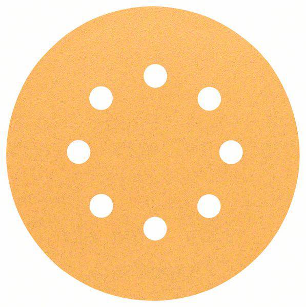 Bosch Accessories Best for Wood 2608605071 Carta abrasiva eccentrica a strappo, perforato Dimensione dei grani 120 (Ø) 125 mm 5 pz.