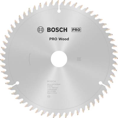 Lama per sega circolare Bosch, tipo 'PRO Wood', diametro 216 mm, adatta per il legno.