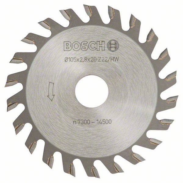 Bosch Accessories 3608641002 Frese a disco laterale Metallo temprato Disco   Dimensione, Ø 20 mm