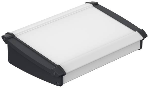 Bopla ALU-TOPLINE ATPH 1865-250 Contenitore da banco (L x L x A) 250 x 181 x 68 mm Alluminio, ABS Grigio grafite (RAL 7024), Naturale 1 pz.