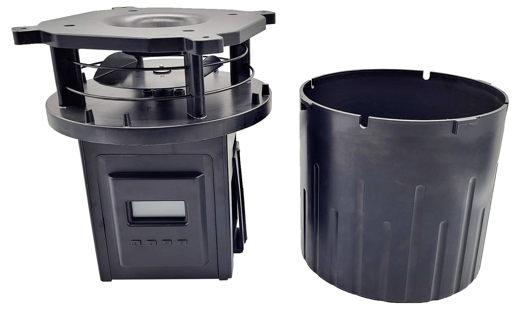 Berger & Schröter Distributore Automatico Di Mangime Digitale - Programmable Per Animali Selvatici, Nero - Foto 9