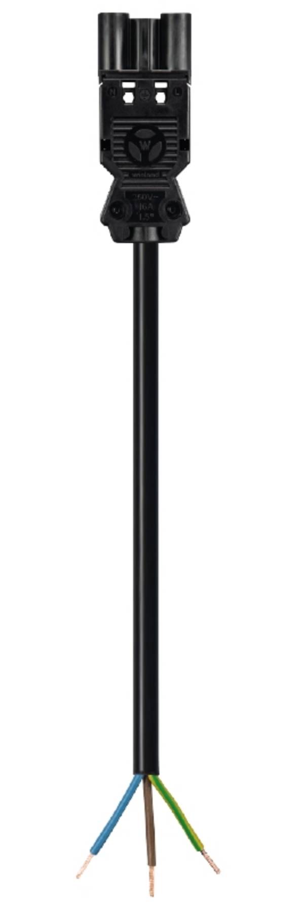 Wieland Electric 99.404.6046.6  Cavo di collegamento  Nero 1.00 m