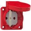 PCE 105-0rw Presa da pannello IP44 Rosso