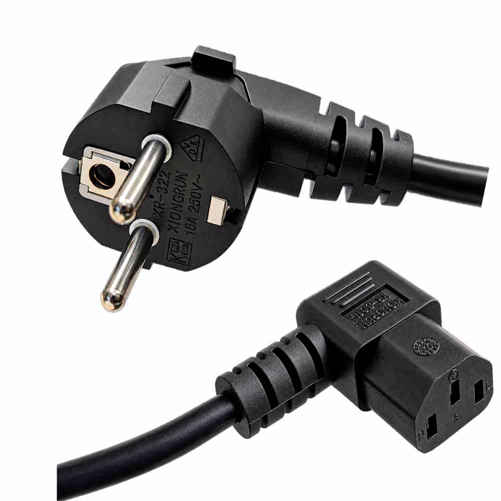 Cavo IEC HAWA 1008238 Nero 2.50 m