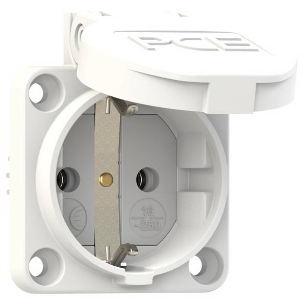 PCE 601.450.02  Presa da pannello   IP54 Bianco