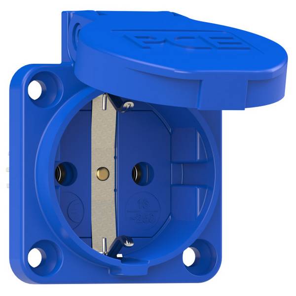 PCE 601.450.06  Presa da pannello   IP54 Blu