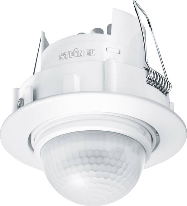 Steinel 601317 Ad incasso Rilevatore di movimento ad infrarossi passivo PIR 360 ° Relè Bianco IP20