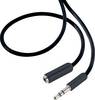 SpeaKa Professional SP-7870476 Jack Audio Prolunga [1x Spina jack da 3.5 mm - 1x Presa jack da 3.5 mm] 0.50 m Nero rivestimento super morbido