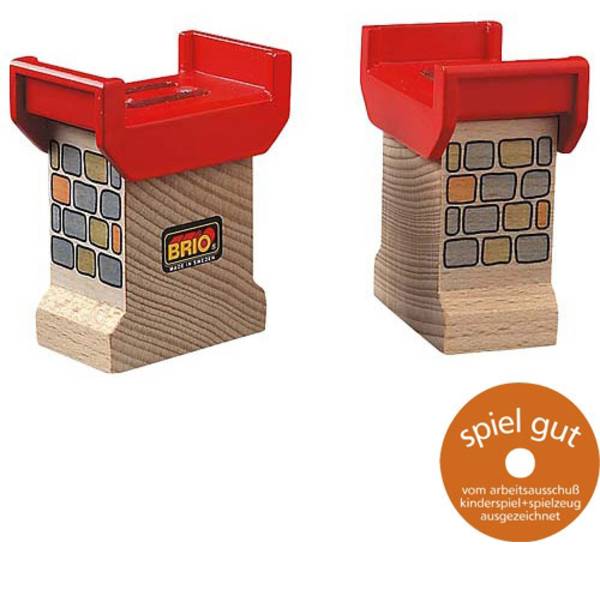 Trenini e binari per bambini - Brio Brückenfundament (2 Stück) 33254002 - Trenini e binari per bambini - Brio Brückenfundament (2 Stück) 33254002 -