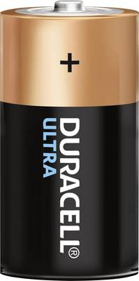 Batterie mezza torcia alcaline DURACELL Ultra, kit 2 pz.