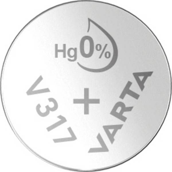 Varta Batteria a bottone 317 1.55 V 1 pz. 10.5 mAh Ossido d'argento SILVER Coin V317/SR62 NaBli 1