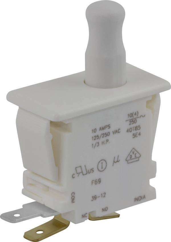 ZF F69-30A F69-30A Pulsante 250 V/AC 10 A 1 x On / (On) Momentaneo 1 pz.