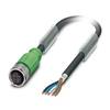 Phoenix Contact 1682951 Connettore confezionato per sensore o attuatore M12 Presa dritta 5.00 m Numero di poli: 5 1 pz.