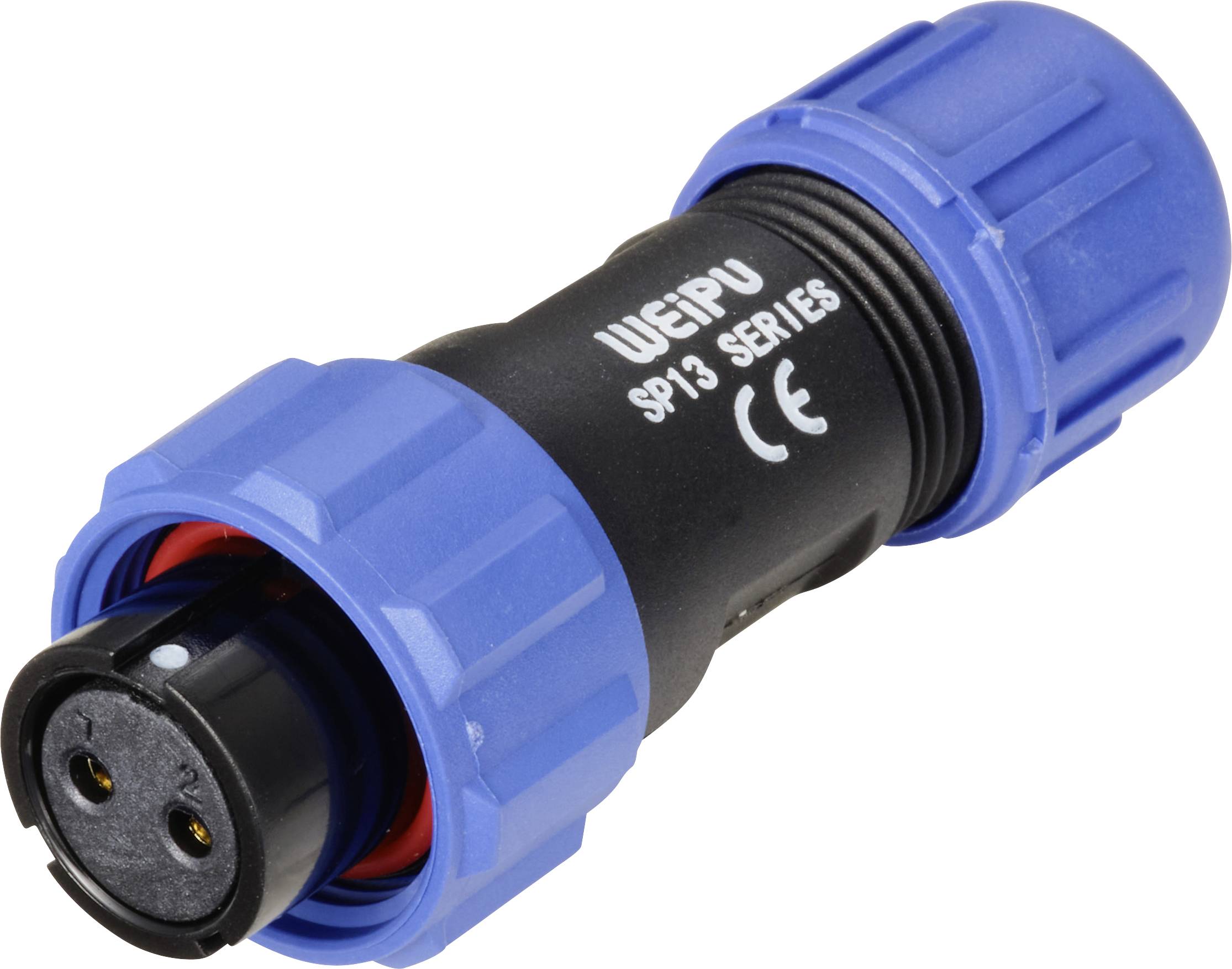 Weipu 814055 Connettore Circolare A Vite WA22 – 3+PE Poli, Spina Dritta Per Automazione E Elettromedicale