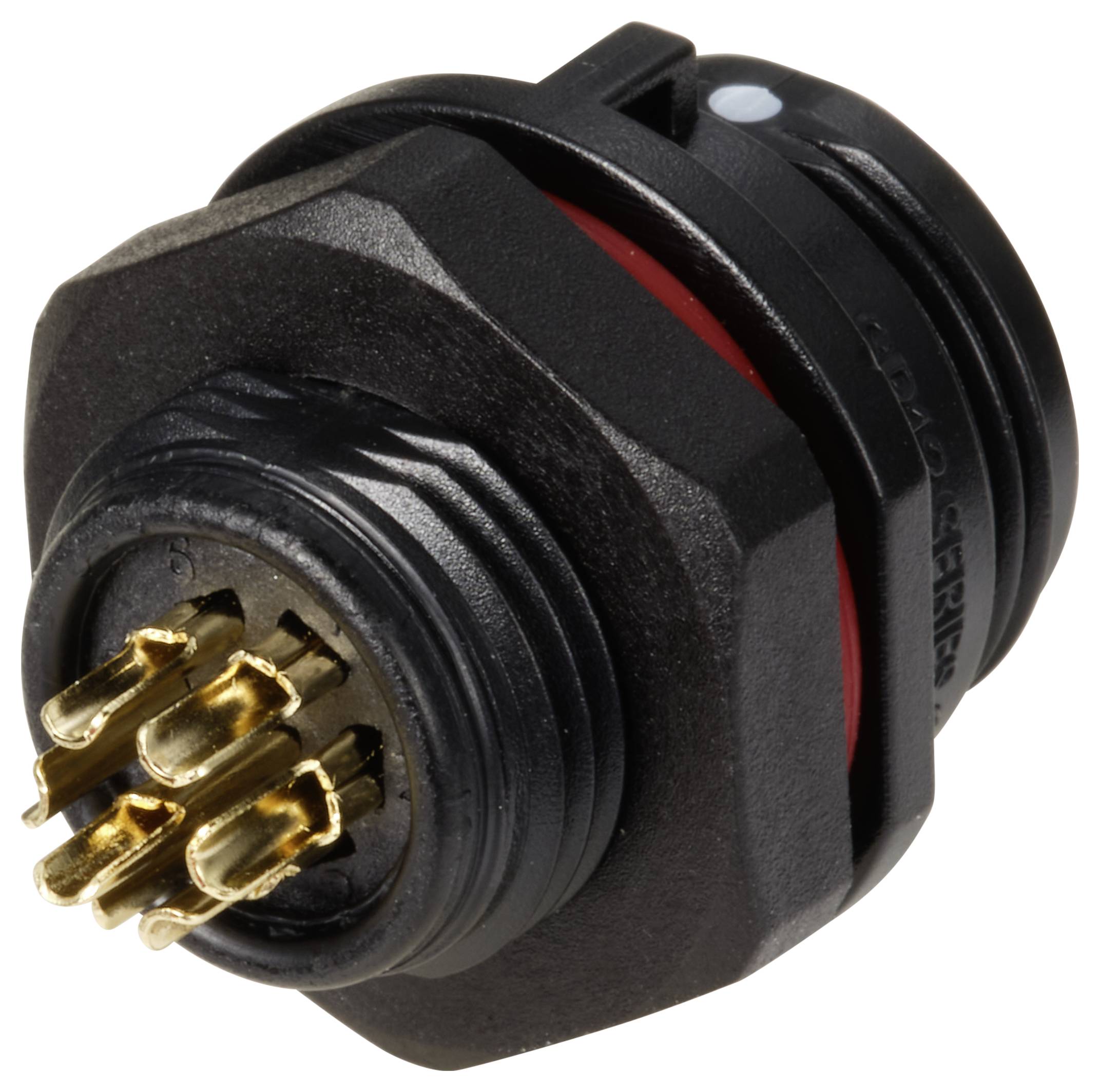Weipu SP1312 / P 7 Connettore circolare Spina Tot poli: 7 Serie (connettore circolare): SP13 1 pz.-1