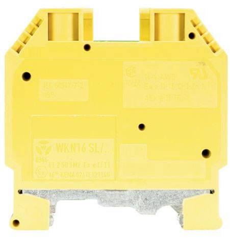 Morsetto per conduttore di terra selos WKN 16 SL/U GRÜN/GELB Wieland Electric Verde, Giallo Contenuto: 1 pz.