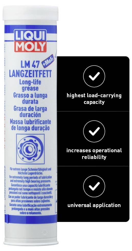 Liqui Moly Grasso a lunga durata LM 47 + MoS2 400 g-1