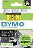 DYMO 40918 Cassetta nastro Poliestere Colore Nastro: Giallo Colore carattere: Nero 9 mm 7 m