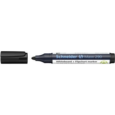 Schneider 129001 Maxx 290 Marcatore per lavagna bianca Nero  
