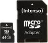 Intenso High Performance Scheda microSDXC 64 GB Class 10 incl. Adattatore SD