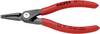 Knipex 48 11 J1 Pinza per anelli di sicurezza Adatto per (Pinze per anelli) Anelli interni 12-25 mm Forma della punta dritta