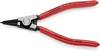 Knipex 46 11 A0 Pinza per anelli di sicurezza Adatto per (Pinze per anelli) Anelli esterni 3-10 mm Forma della punta dritta