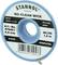 Custodia bobina blu con scritta 'STANNOL NO-CLEAN WICK', codice articolo 870051. Diametro: 0,8 mm, lunghezza: 1,5 m, antistatica.
