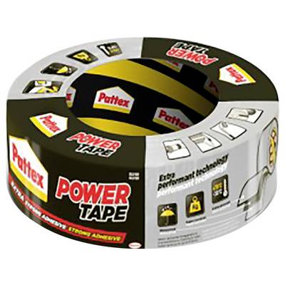 Rotolo di Pattex Power Tape con tecnologia avanzata per prestazioni extra, caratterizzato da proprietà adesive estremamente resistenti. Confezione con logo e icone di utilizzo.