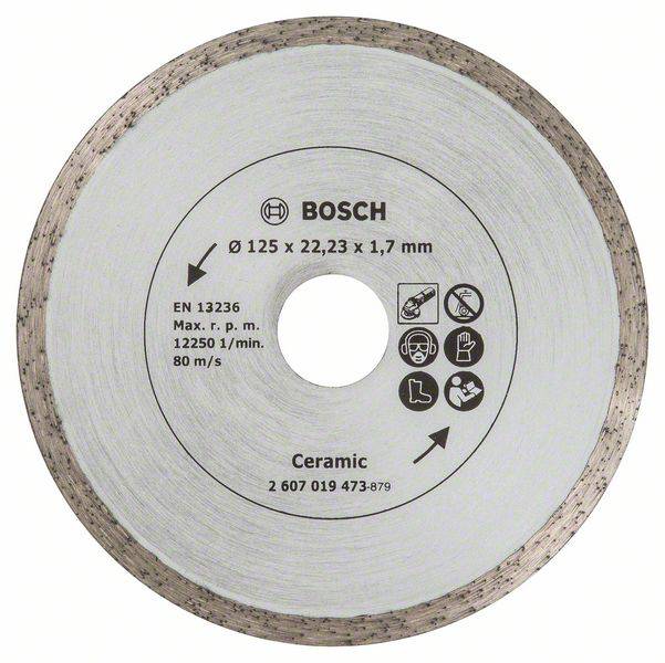 Bosch Accessories 2607019473 2607019473 Disco diamantato Diametro 125 mm Ø foro 22.23 mm Ceramica 1 pz.