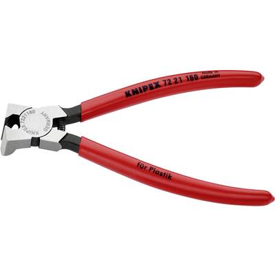 Pinza a becchi rossi Knipex, adatta al taglio della plastica. Numero modello 72 21 160, prodotta in Germania.