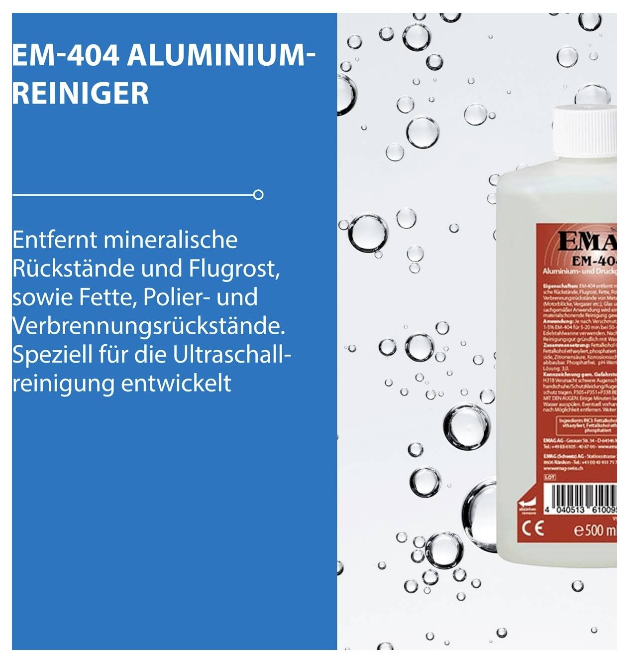 Emag EM-404 Concentrato detergente residui minerali 500 ml-1