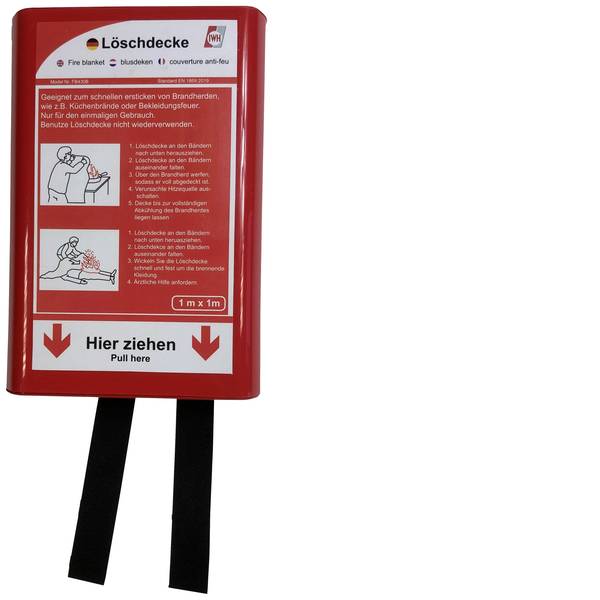 Prodotti assistenza guasti e incidenti - Coperta per fiamme IWH 61095 (L x L) 110 cm x 110 cm - Prodotti assistenza guasti e incidenti - Coperta per fiamme IWH 61095 (L x L) 110 cm x 110 cm -