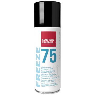 Spray 'KONTAKT CHEMIE FREEZE 75', per la ricerca guasti; raffredda fino a -45°C; adatto per localizzare componenti difettosi.