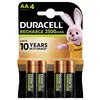 Duracell PreCharged HR06 Batteria ricaricabile Stilo (AA) NiMH 2500 mAh 1.2 V 4 pz.