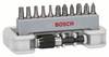 Bosch Accessories 2608522129 Kit inserti 12 parti Croce Phillips, Croce Pozidriv, Esalobo Interno (TX)