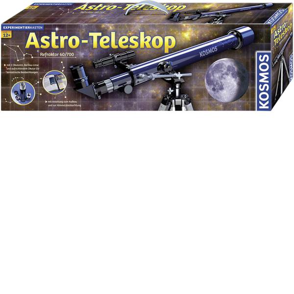 Kit microscopi e telescopi - Kit esperimenti Kosmos Astro-Teleskop 677015 da 12 anni - Kit microscopi e telescopi - Kit esperimenti Kosmos Astro-Teleskop 677015 da 12 anni -