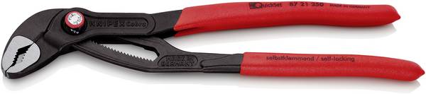 Knipex Cobra QuickSet 87 21 250 Pinza regolabile per tubi e dadi Dimensione chiave (metrica) 46 mm 250 mm