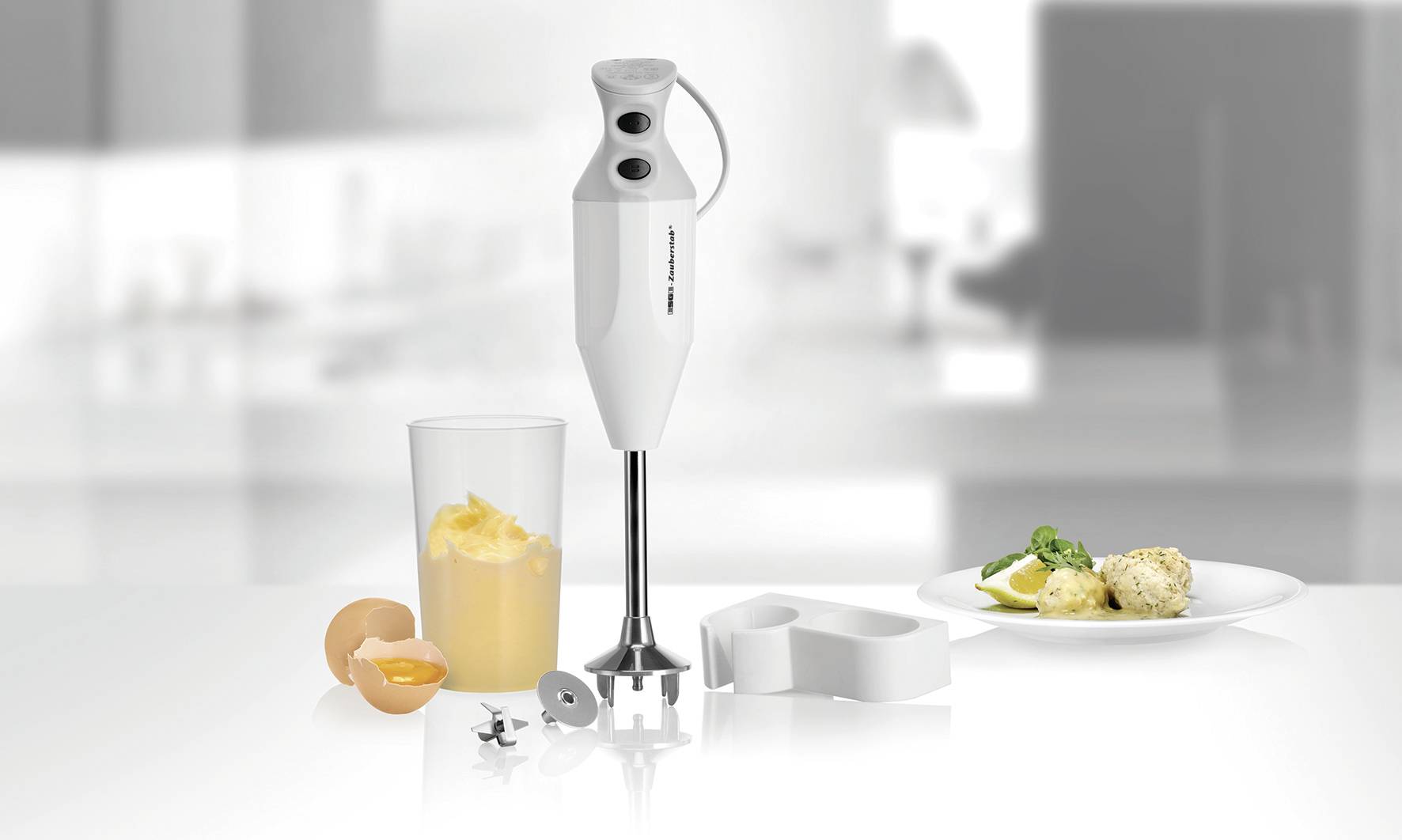 ESGE M122 S Frullatore ad immersione 140 W con Shaker Bianco-6