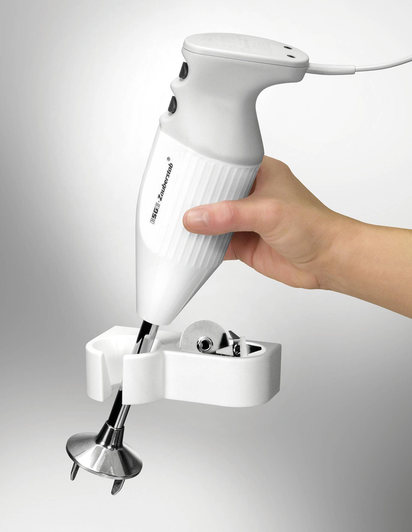 ESGE M122 S Frullatore ad immersione 140 W con Shaker Bianco-11