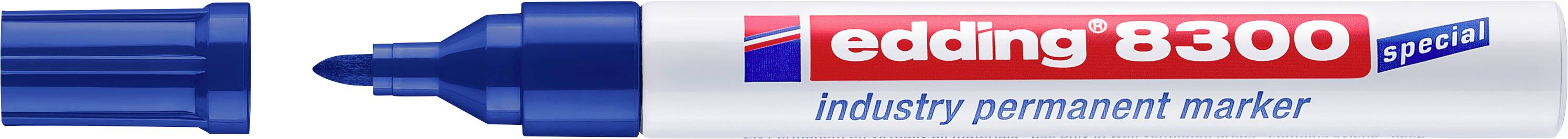 Edding Marcatore indelebile 4-8300003 Blu resistente all'acqua: Sì