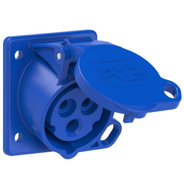 PCE  413-6f66 Presa da pannello CEE-CARA 16 A 3 poli 230 V 1 pz.